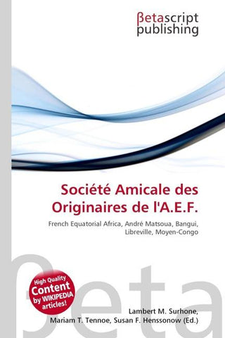 Société Amicale des Originaires de l'A.E.F.