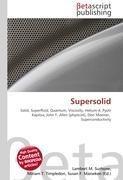 Supersolid