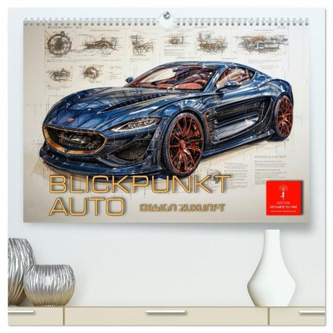 Blickpunkt Auto Design Zukunft (hochwertiger Premium Wandkalender 2026 DIN A2 quer), Kunstdruck in Hochglanz