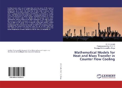Mathematical Models for Heat and Mass Transfer in Counter Flow Cooling