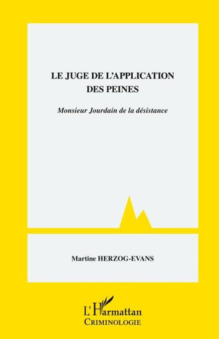Le juge de l'application des peines