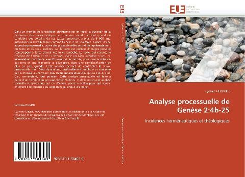 Analyse processuelle de Genèse 2:4b-25