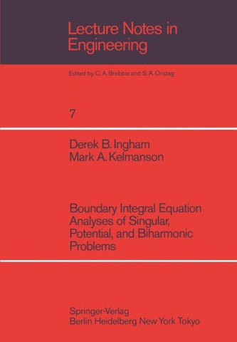 Boundary Integral Equation Analyses of Singular, Potential, and Biharmonic Problems
