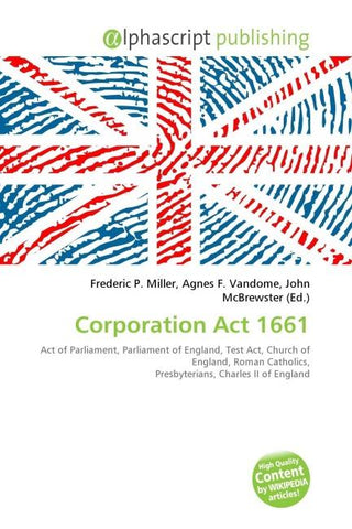 Corporation Act 1661