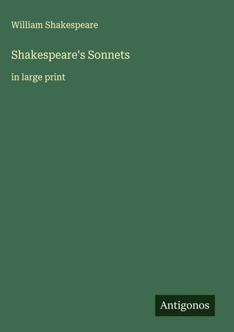 Shakespeare's Sonnets