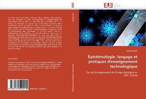 Épistémologie, langage et pratiques d'enseignement technologique