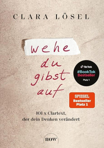 Wehe du gibst auf