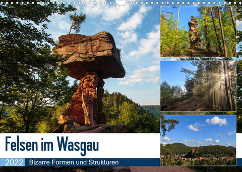 Felsen im Wasgau (Wandkalender 2022 DIN A3 quer)