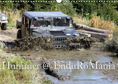Hummer @ EnduRoMania (Wandkalender 2022 DIN A3 quer)