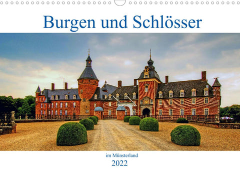 Burgen und Schlösser im Münsterland (Wandkalender 2022 DIN A3 quer)