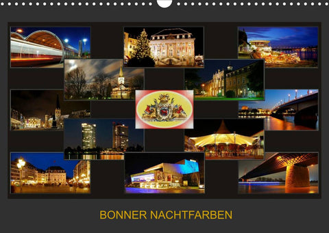 BONNER NACHTFARBEN (Wandkalender 2022 DIN A3 quer)