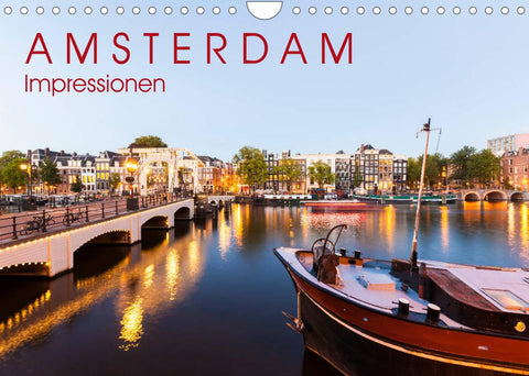 AMSTERDAM Impressionen (Wandkalender 2022 DIN A4 quer)