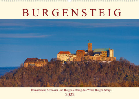 Werra Burgen Steig (Wandkalender 2022 DIN A2 quer)