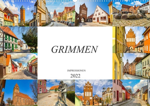 Grimmen Impressionen (Wandkalender 2022 DIN A2 quer)