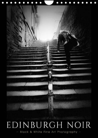 EDINBURGH NOIR (Wall Calendar 2022 DIN A4 Portrait)