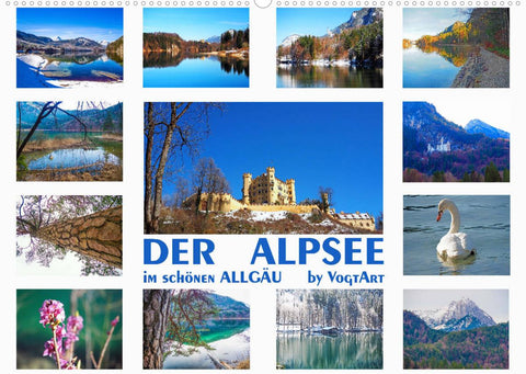 Der Alpsee im schönen Allgäu (Wandkalender 2022 DIN A2 quer)