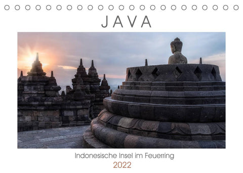 Java, Indonesische Insel im Feuerring (Tischkalender 2022 DIN A5 quer)