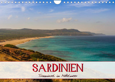 Sardinien Panoramakalender / CH-Version (Wandkalender 2022 DIN A4 quer)