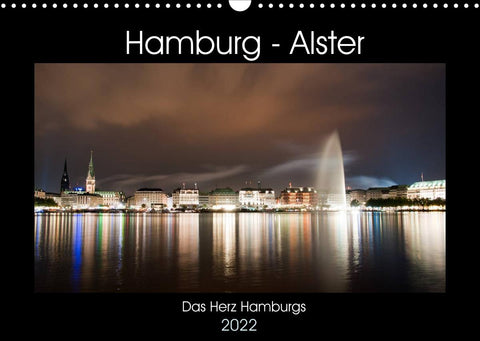 Hamburg - Alster (Wandkalender 2022 DIN A3 quer)