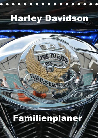 Harley Davidson Familienplaner (Tischkalender 2022 DIN A5 hoch)