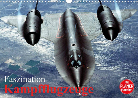 Faszination Kampfflugzeuge (Wandkalender 2022 DIN A3 quer)