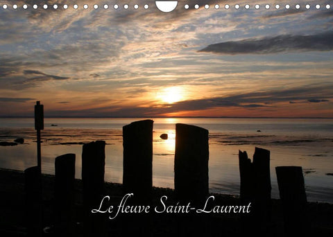 Le fleuve Saint-Laurent (Calendrier mural 2022 DIN A4 horizontal)