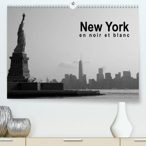 New York en noir et blanc (Premium, hochwertiger DIN A2 Wandkalender 2022, Kunstdruck in Hochglanz)
