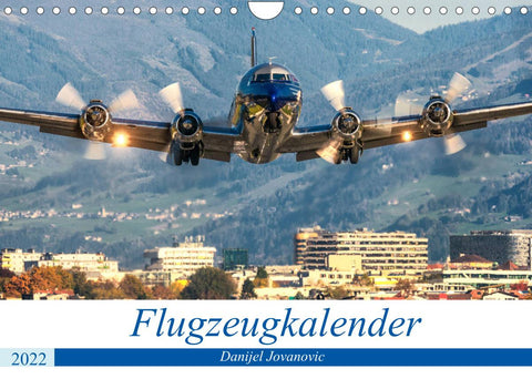 Flugzeugkalender (Wandkalender 2022 DIN A4 quer)