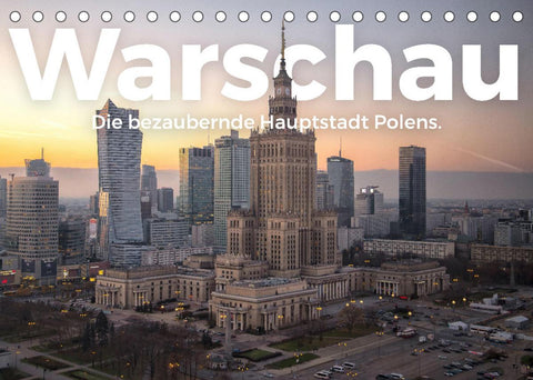 Warschau - Die bezaubernde Hauptstadt Polens. (Tischkalender 2022 DIN A5 quer)