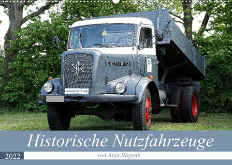 Historische Nutzfahrzeuge (Wandkalender 2022 DIN A2 quer)