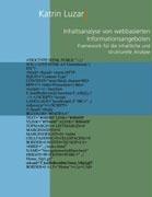 Inhaltsanalyse von webbasierten Informationsangeboten