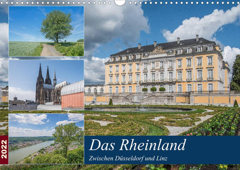 Das Rheinland - Zwischen Düsseldorf und Linz (Wandkalender 2022 DIN A3 quer)