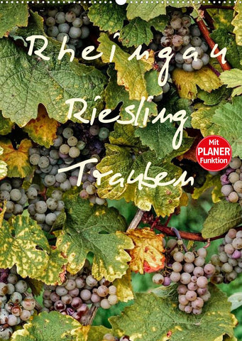 Rheingau - Riesling Trauben (Wandkalender 2022 DIN A2 hoch)