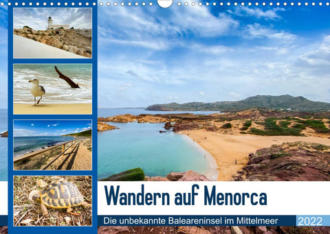 Wandern auf Menorca (Wandkalender 2022 DIN A3 quer)