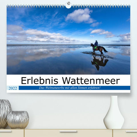 Erlebnis Wattenmeer (Premium, hochwertiger DIN A2 Wandkalender 2022, Kunstdruck in Hochglanz)