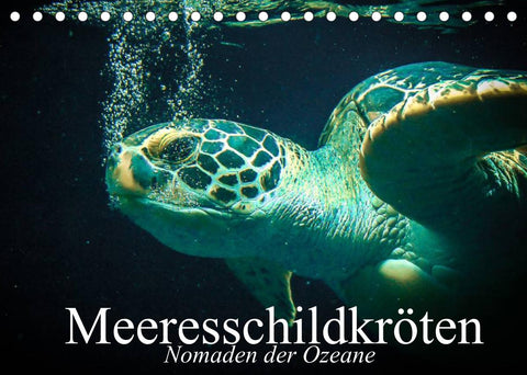 Meeresschildkröten. Nomaden der Ozeane (Tischkalender 2022 DIN A5 quer)