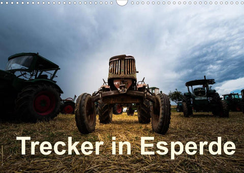 Treckertreff in Esperde (Wandkalender 2022 DIN A3 quer)