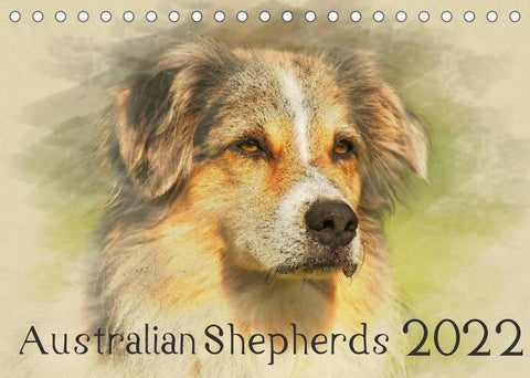Australian Shepherds 2022 (Tischkalender 2022 DIN A5 quer)