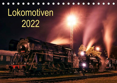 Lokomotiven 2022 (Tischkalender 2022 DIN A5 quer)