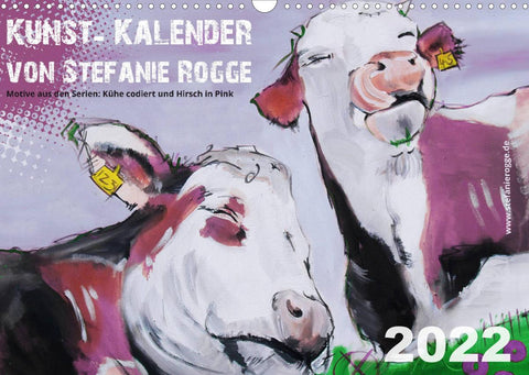 Kunst-Kalender von Stefanie Rogge (Wandkalender 2022 DIN A3 quer)
