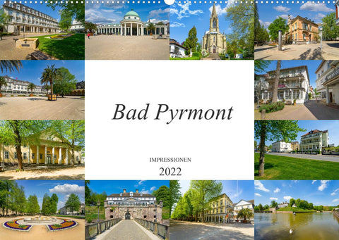 Bad Pyrmont Impressionen (Wandkalender 2022 DIN A2 quer)