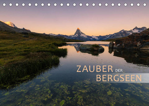 Zauber der Bergseen (Tischkalender 2022 DIN A5 quer)