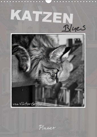 Katzen Blues / Planer (Wandkalender 2022 DIN A3 hoch)