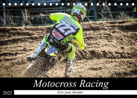 Motocross Racing 2022 (Tischkalender 2022 DIN A5 quer)