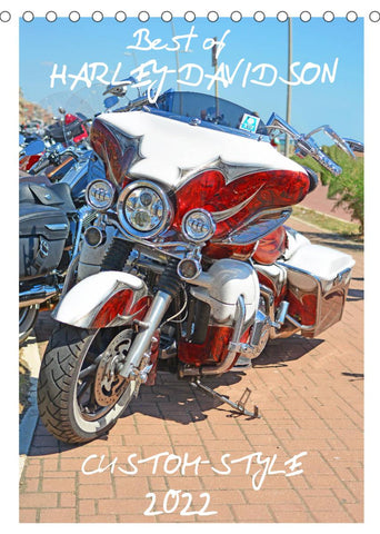 Best of Harley-Davidson Custom-Style 2022 (Tischkalender 2022 DIN A5 hoch)