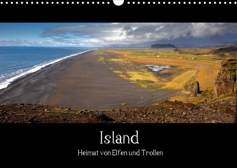 Island - Heimat von Elfen und Trollen (Wandkalender 2022 DIN A3 quer)