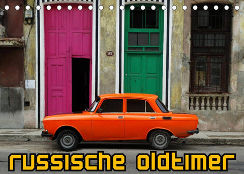 Russische Oldtimer (Tischkalender 2022 DIN A5 quer)