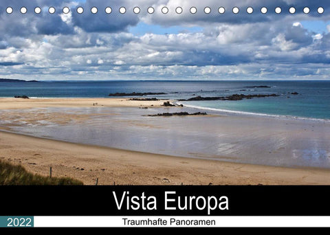 Vista Europa - Traumhafte Panoramen (Tischkalender 2022 DIN A5 quer)