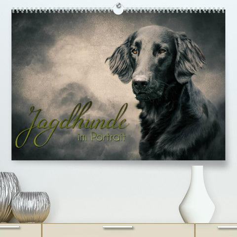 Jagdhunde im Portrait (Premium, hochwertiger DIN A2 Wandkalender 2022, Kunstdruck in Hochglanz)
