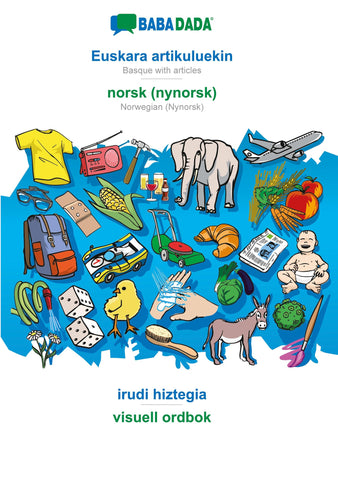 BABADADA, Euskara artikuluekin - norsk (nynorsk), irudi hiztegia - visuell ordbok